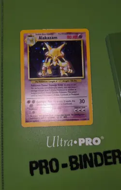 Pokemon TCG Alakazam Base Set 1/102 Holo - Image 4
