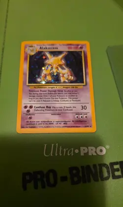 Pokemon TCG Alakazam Base Set 1/102 Holo - Image 5