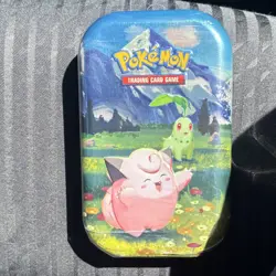 *SEALED* Pokemon TCG Ascended Heroes Mini Tin Clefairy Chikorita - Image 1