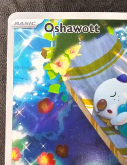 Pokemon TCG Oshawott 105/086 SV: White Flare Illustration Rare - Image 3