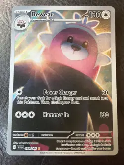 Pokemon TCG Bewear 079/064 SV: Shrouded Fable Illustration Rare Full Art Holo - Image 1