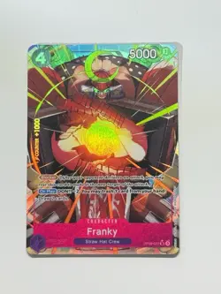 OP09-072 Franky Alt Art One Piece Emperors in the New World English Near Mint - Image 3