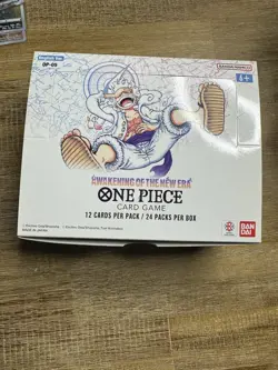 One Piece OP05 Empty & Opened Booster Box ONLY AWAKENING OF THE NEW ERA English - Image 1