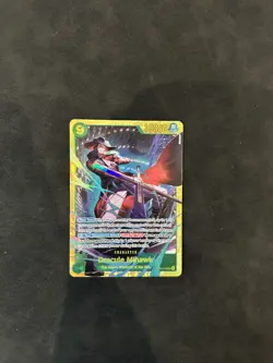 One Piece TCG Dracule Mihawk OP14-119 SEC English - M/NM - Fast Delivery 🚚 - Image 1