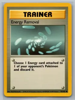 Energy Removal Base Set #092/102 Common Pokemon Card - Image 1