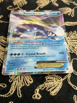 Aurorus EX Holo Black Star Promo #XY102 - 2016 Pokemon XY Series LP - Image 2