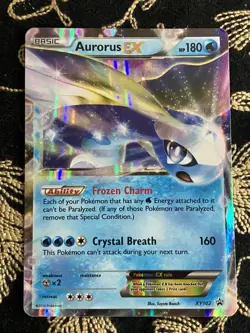 Aurorus EX Holo Black Star Promo #XY102 - 2016 Pokemon XY Series LP - Image 4