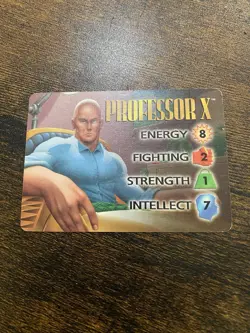 Classic Overpower Professor X IQ Hero Card MINT - Image 1