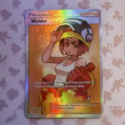 Pokemon Welder Full Art 214/214 SM-Unbroken Bonds Ultra Rare Holo Trainer Card - Image 1