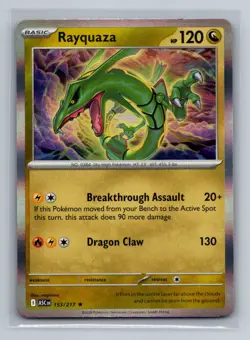 Rayquaza Holo Rare ME: Ascended Heroes ASC Dragon 153/217 Pokemon Card TCG - Image 1