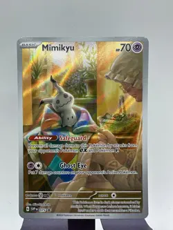 Pokemon TCG - Mimikyu SVP 075 Scarlet & Violet Black Star Promo Paldean Fates NM - Image 1