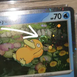 CGC 9 HEAD DOUBLE SWIRL 🌀💫 Psyduck MEP 007 Mega Cosmos Holo Promo Pokemon Card - Image 1