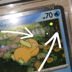 CGC 9 HEAD DOUBLE SWIRL 🌀💫 Psyduck MEP 007 Mega Cosmos Holo Promo Pokemon Card - Image 2