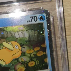 CGC 9 HEAD DOUBLE SWIRL 🌀💫 Psyduck MEP 007 Mega Cosmos Holo Promo Pokemon Card - Image 3