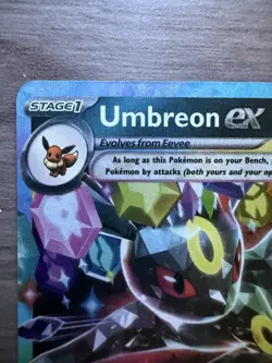 Pokemon Umbreon ex Promo Holo EX 060/131 Prismatic Card Surprise Box Stamp - Image 2