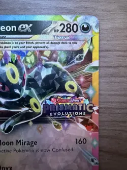 Pokemon Umbreon ex Promo Holo EX 060/131 Prismatic Card Surprise Box Stamp - Image 3