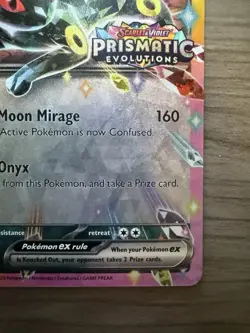 Pokemon Umbreon ex Promo Holo EX 060/131 Prismatic Card Surprise Box Stamp - Image 4