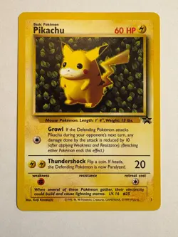 Pikachu 01/53 Wotc Promo Pokemon Card - Image 1
