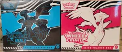 Pokemon TCG S&V Black Bolt & White Flare Sealed Elite Trainer Box ETB Set of 2 - Image 1
