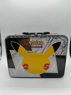 Pokemon 25th Anniversary Celebrations Treasure Chest Lunch Box NO PACKS or PROMO 820650809415 - Image 1