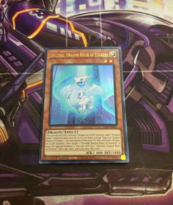 Yugioh Spectral, Dragon Ruler of Flickers ALIN-EN018 Ultra Rare 1st Edition NM - Image 1
