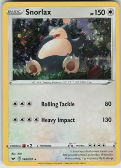 Pokemon Snorlax - (Cosmos Holo) Promo Blister Exclusives 140/202 NM - Image 1