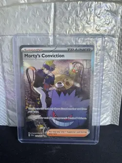 Pokemon TCG Trainer Morty's Conviction SIR, 211/162 Temporal Forces - Image 1