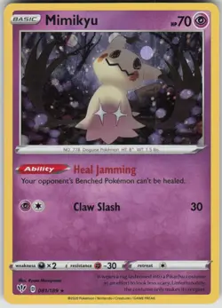 Pokemon Mimikyu - (Cosmos Holo) Promo Miscellaneous Cards & Products 081/189 NM - Image 1