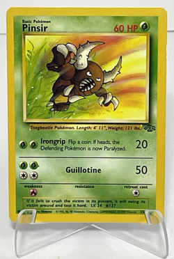 Pinsir 1999 Pokemon Non-Holo Rare Jungle Unlimited 25/64 LP - Image 1