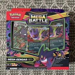 Pokemon TCG Mega Gengar ex Battle Deck Haunter 027 Black Star Promo Evolution B - Image 1