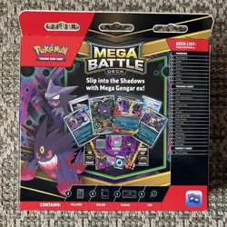 Pokemon TCG Mega Gengar ex Battle Deck Haunter 027 Black Star Promo Evolution B - Image 2