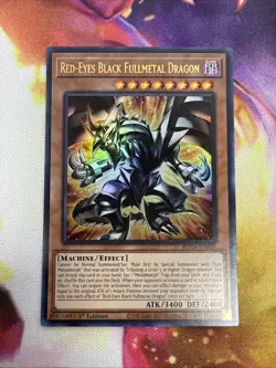 YUGIOH! Red-Eyes Black Fullmetal Dragon - ROTA-EN005 - Ultra Rare 1st Edition NM - Image 1
