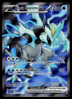 Black Kyurem ex 218/191 Ultra Rare Surging Sparks Pokemon Near Mint - Image 1