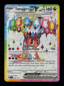 Tatsugiri ex 226/191 Ultra Rare SV08: Surging Sparks Pokemon Card - Image 1