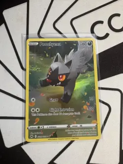 Pokemon Cards Poochyena GG33/GG70 Crown Zenith Galarian Gallery Holo NM - Image 1