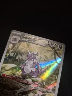 Pokemon Nidoking 174/165 Sv: Scarlet & Violet 151 Holo Illustration Rare - Image 3