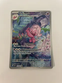 Tinkatuff 217/193 Illustration Rare Paldea Evolved Pokemon NM A4 - Image 1