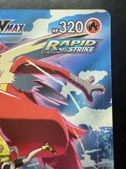 Pokemon Blaziken VMAX Full Art Holo Ultra Rare TG15/TG30 Silver Tempest (LP) - Image 3