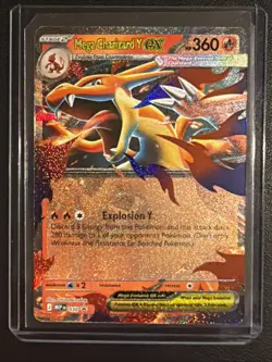 Pokemon Mega Charizard Y ex #030 English MEP Black Star Promo - Image 1