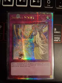 Yugioh Solemn Strike RA02-EN079 Quarter Century Rare 1st Ed NM - Image 1