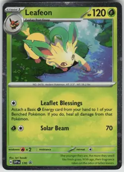 Pokemon Leafeon - (Cosmos Holo) Promo SV: Scarlet & Violet Promo Cards 170 NM - Image 1