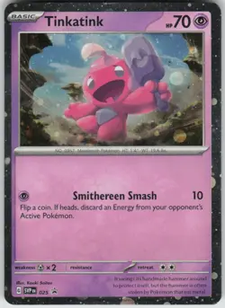 Pokemon Tinkatink - (Cosmo Holofoil) SV: Scarlet & Violet Promo Cards 025 NM - Image 1