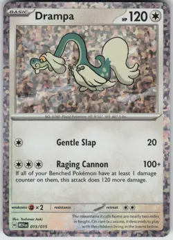 Pokemon Drampa Promo McDonald's Promos 2024 015/015 NM - Image 1