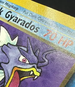 Dark Gyarados 25/82 - Rare - Pokemon Team Rocket Unlimited (Creased) - Image 3