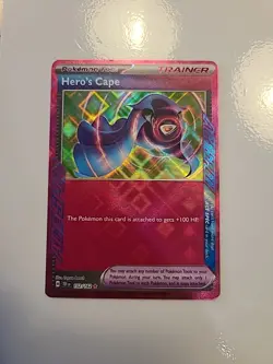 Hero's Cape 152/162 Ace Spec SV Temporal Forces Pokemon English NM - Image 1