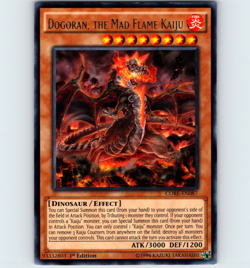 Yugioh Dogoran, The Mad Flame Kaiju CORE-EN087 1st Edition Rare - NM💎 - Image 1