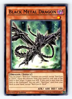 Yugioh Black Metal Dragon CORE-EN022 1st Edition Common - NM 💎 - Image 1