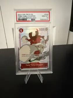 Tony Tony Chopper 2023 Gift One Piece Promo Foil PSA 10 - Image 1