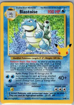 Blastoise 2/102 Holo Celebrations: Classic Collection - Pokemon Card - NM - Image 1