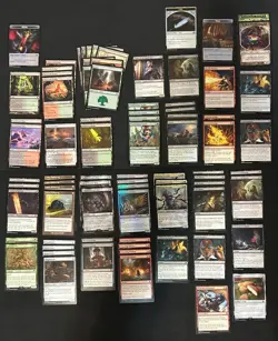 Pauper Jund Wildfire Competitive MTG Magic 60 Card Deck and 15 Card Sideboard - Image 1